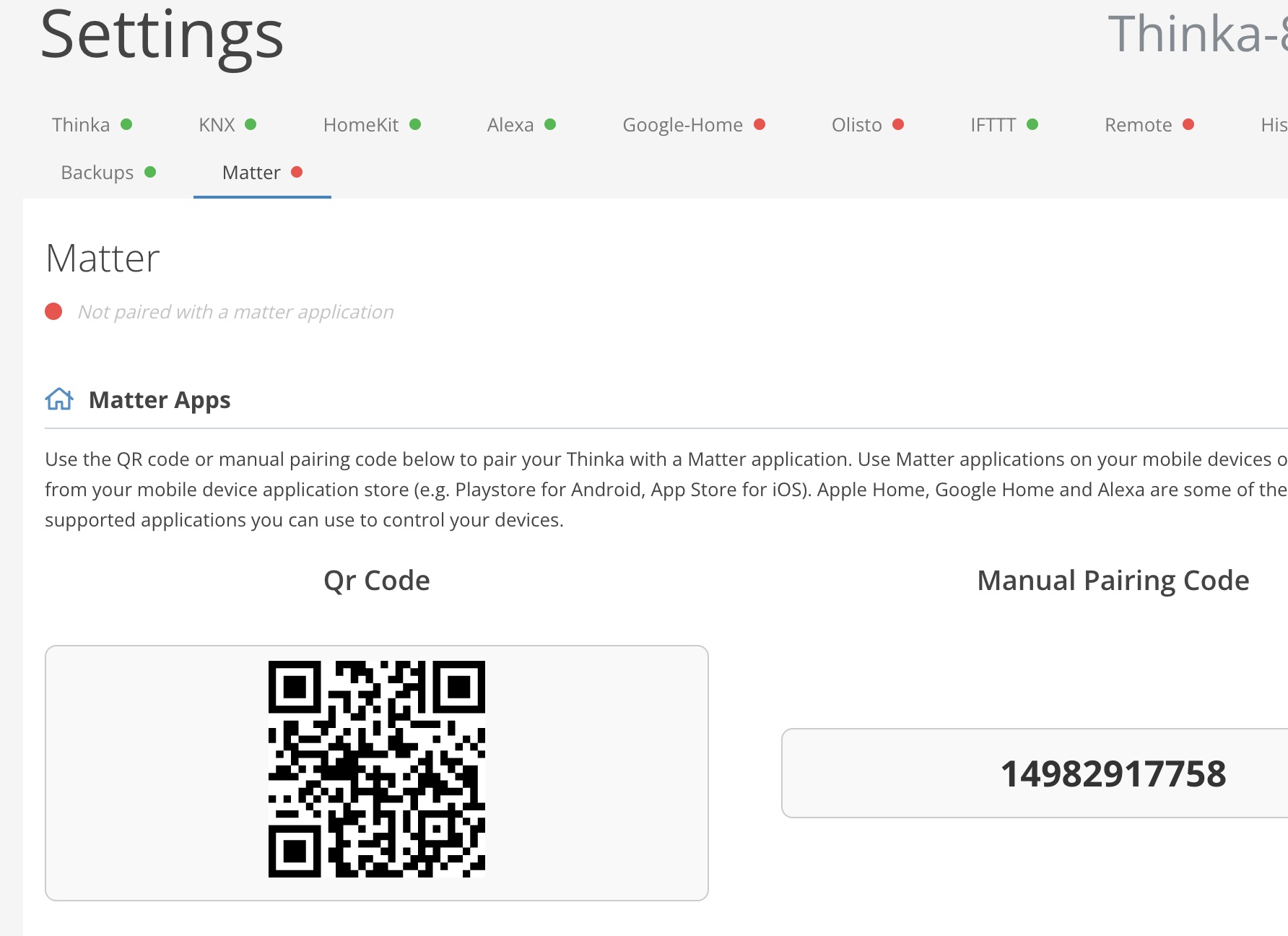 Google Home Matter Integration Beta