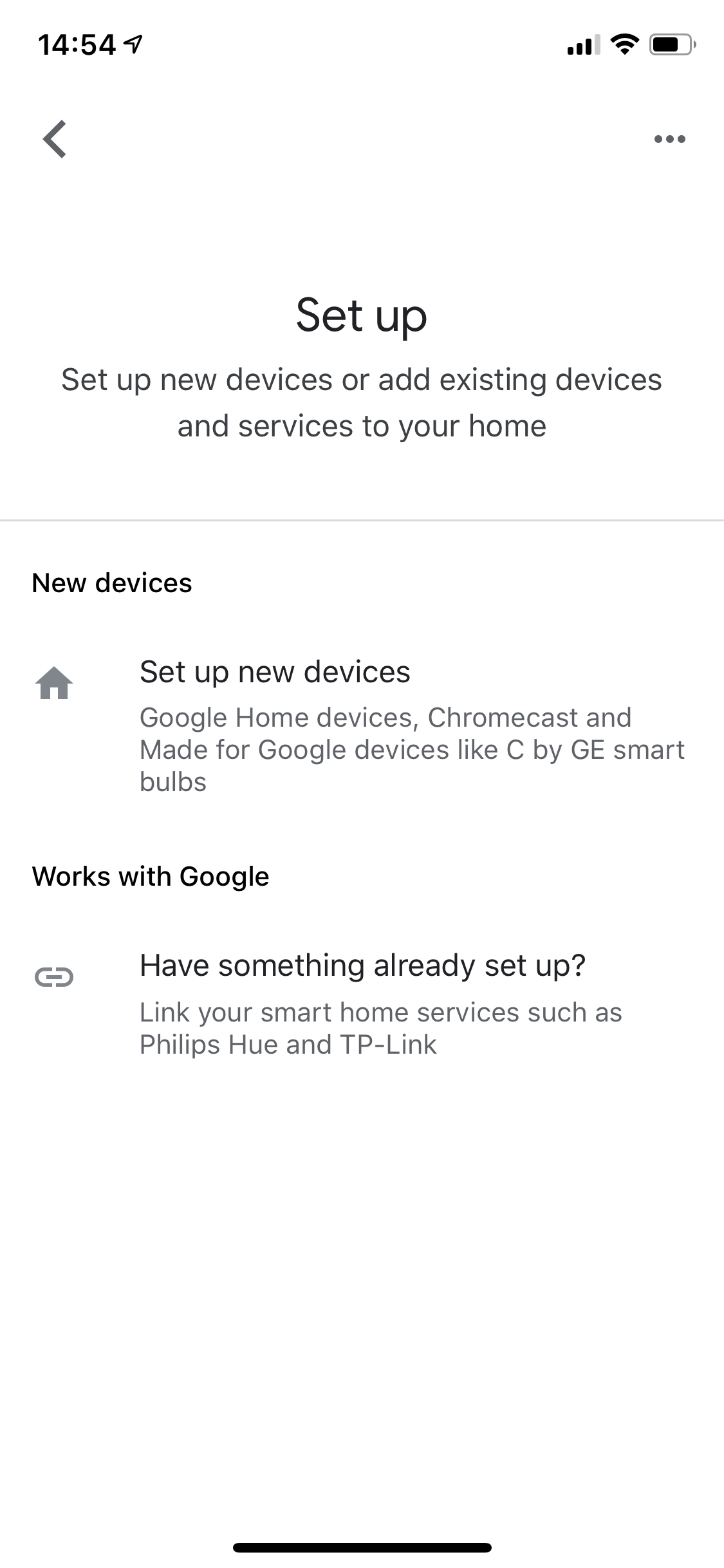 Works with Google