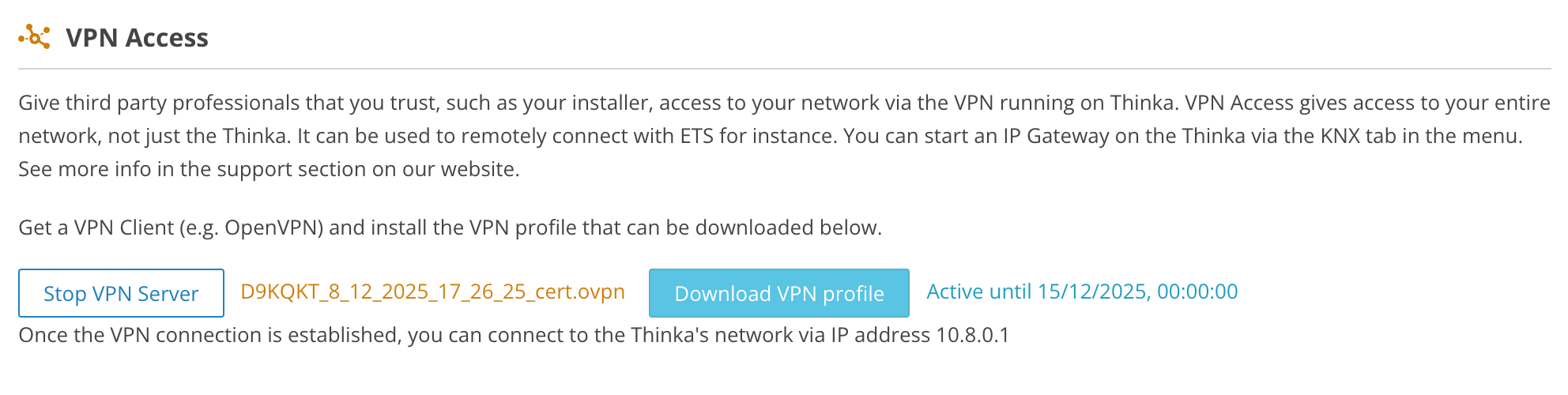 Download VPN Certificate