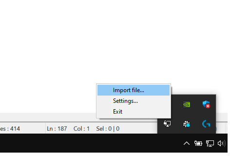 Import VPN File