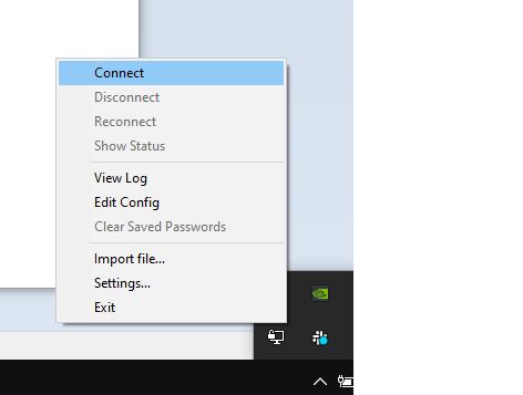 Connect VPN
